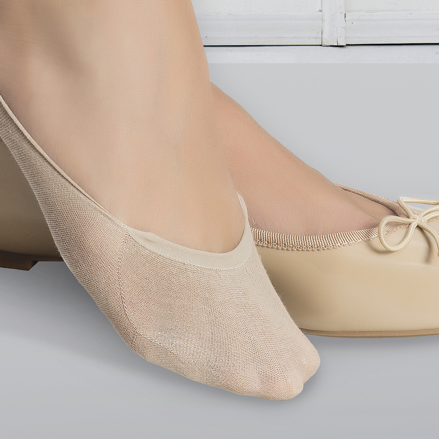 CALCETÍN INVISIBLE ALGODON BALLERINAS PACK 3 8