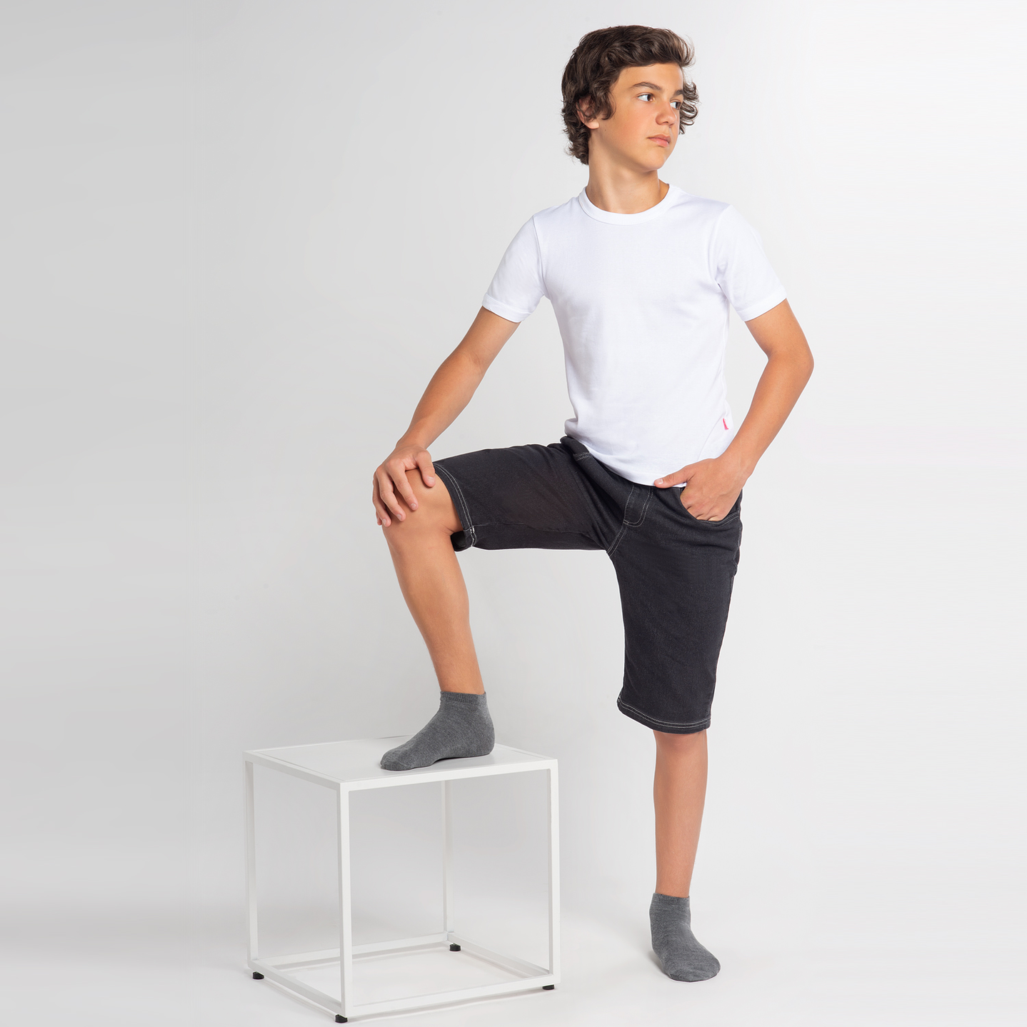 CALCETIN TOBILLO ESCOLAR BAMBU PACK 3  7