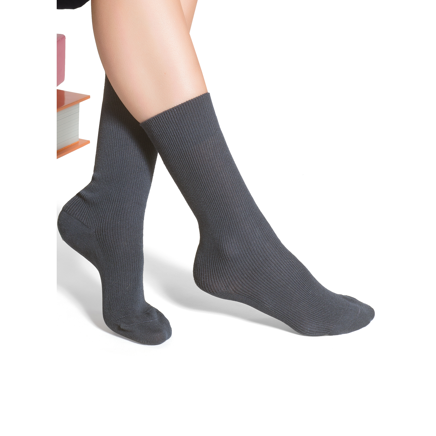 CALCETÍN ESCOLAR CORTO ALGODÓN PACK 2 2802 1