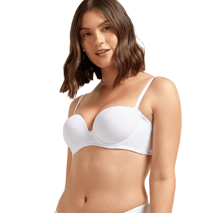 SOSTÉN MICROFIBRA PUSH UP STRAPLESS CON ARO 6069 7