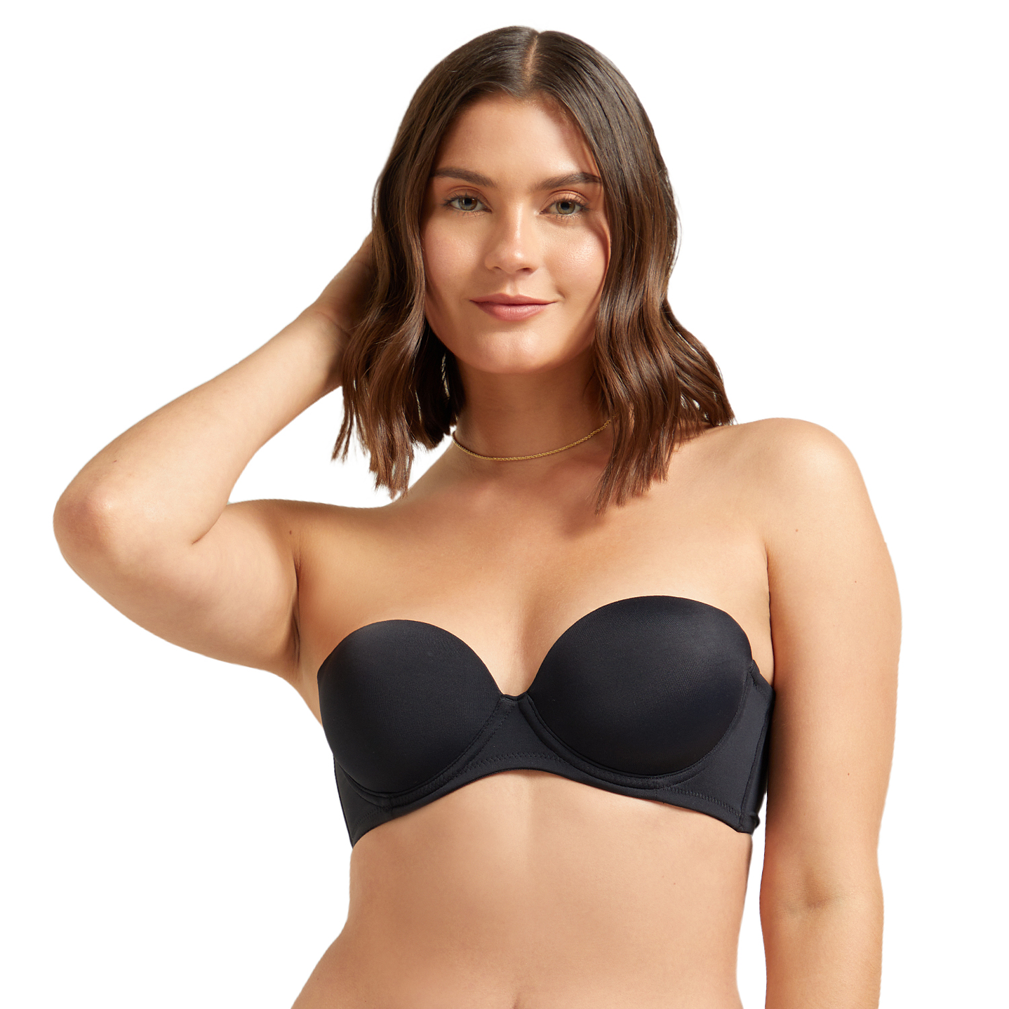 SOSTÉN MICROFIBRA PUSH UP STRAPLESS CON ARO 6069 1