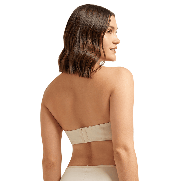 SOSTÉN MICROFIBRA PUSH UP STRAPLESS CON ARO 6069 5