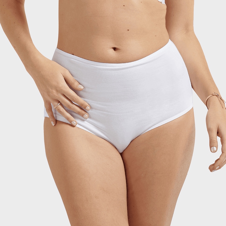 CALZÓN CLÁSICO EN ALGODÓN TIPO FAJA 1263 4