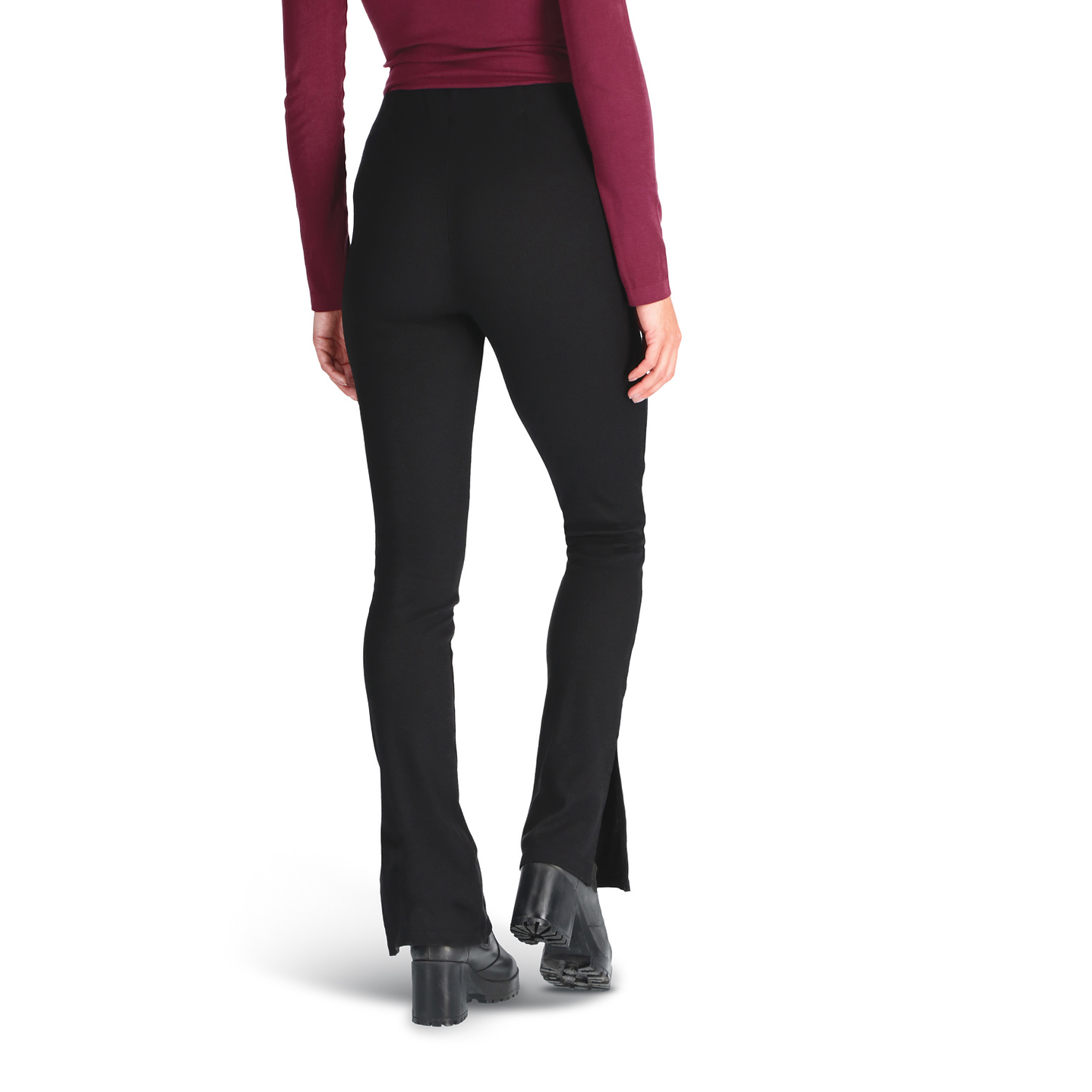 LEGGING DISEÑO ELASTICADO TEJIDO ACANALADO 14671 2