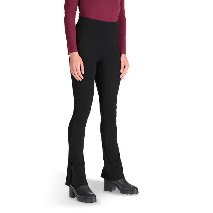 LEGGING DISEÑO ELASTICADO TEJIDO ACANALADO 14671 1