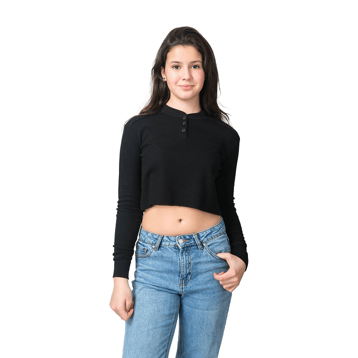 POLO CROP TOP JUVENIL 16836 4
