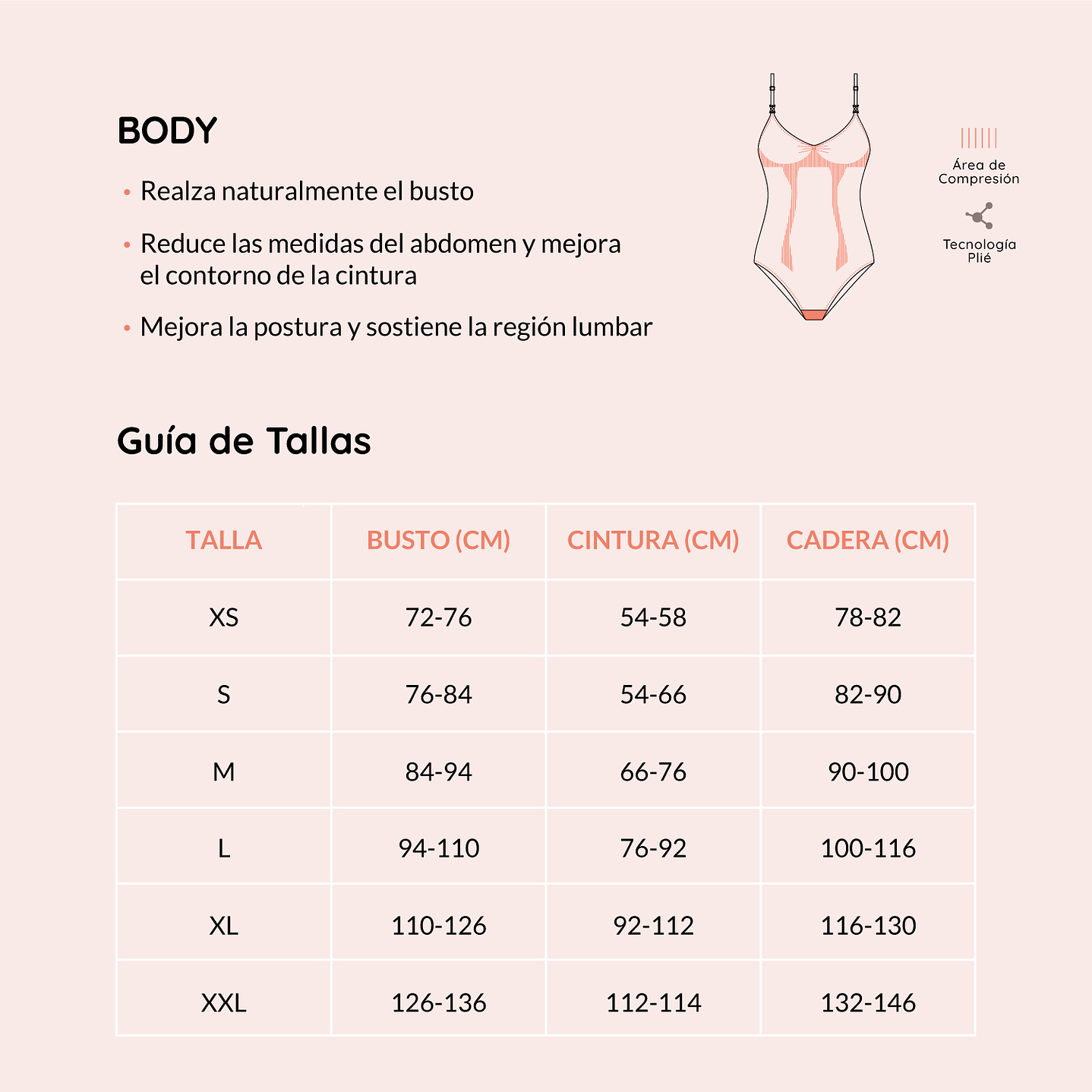 BODY CONTROL DE ABDOMEN Y POSTURA PL50403 5