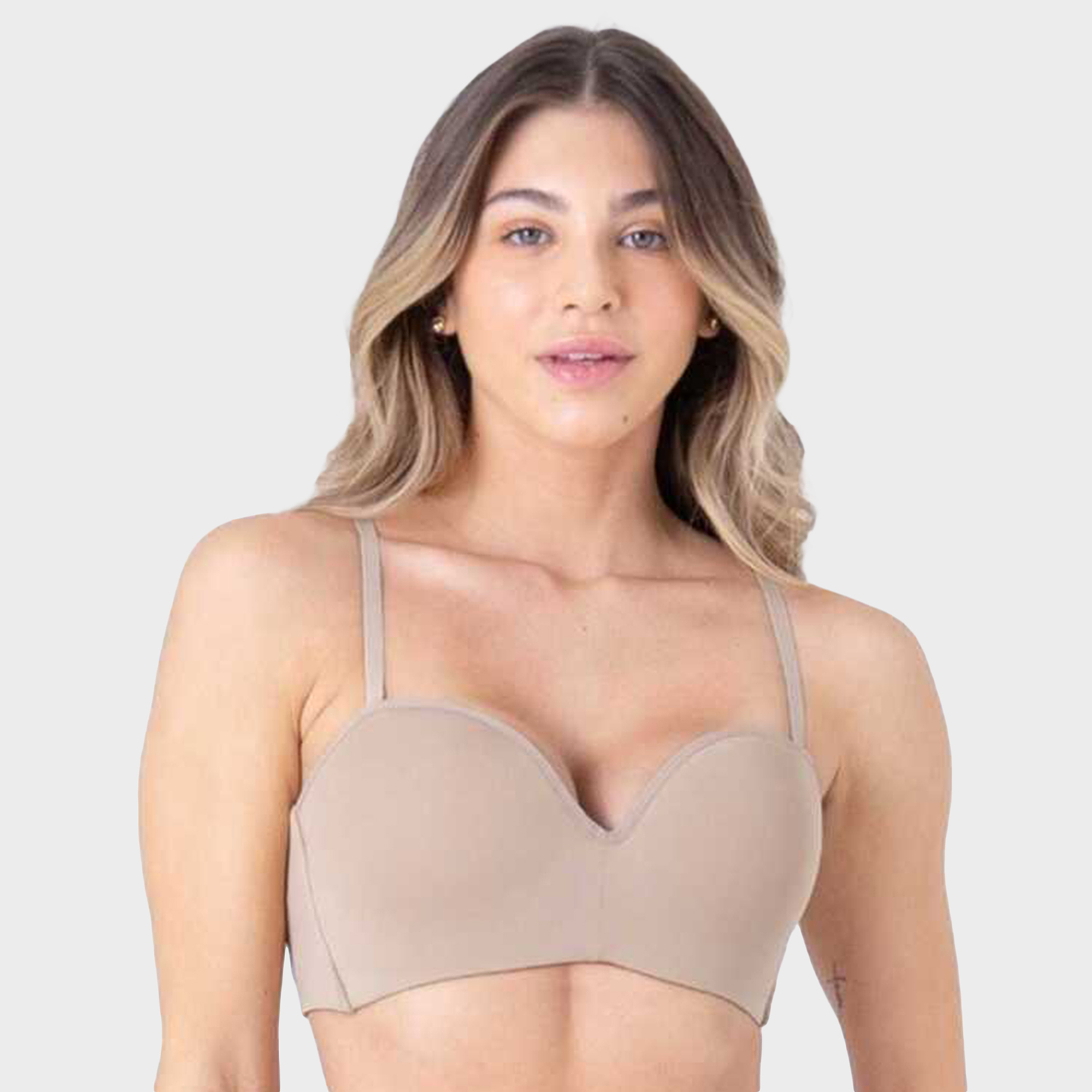 SOSTÉN STRAPLESS COPA SUAVE CON REALCE NATURAL 82462 3