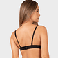 BRALETTE TRIANGULAR CON REALCE NATURAL 12401 - Miniatura 4