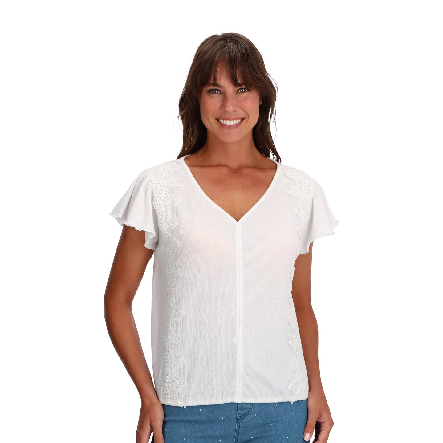 POLO DISEÑO MANGA CORTA CUELLO V 16879 1