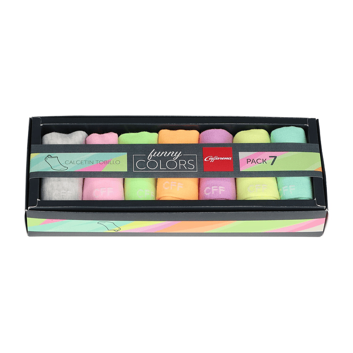 CALCETÍN TOBILLO 21996 PACK 7  7