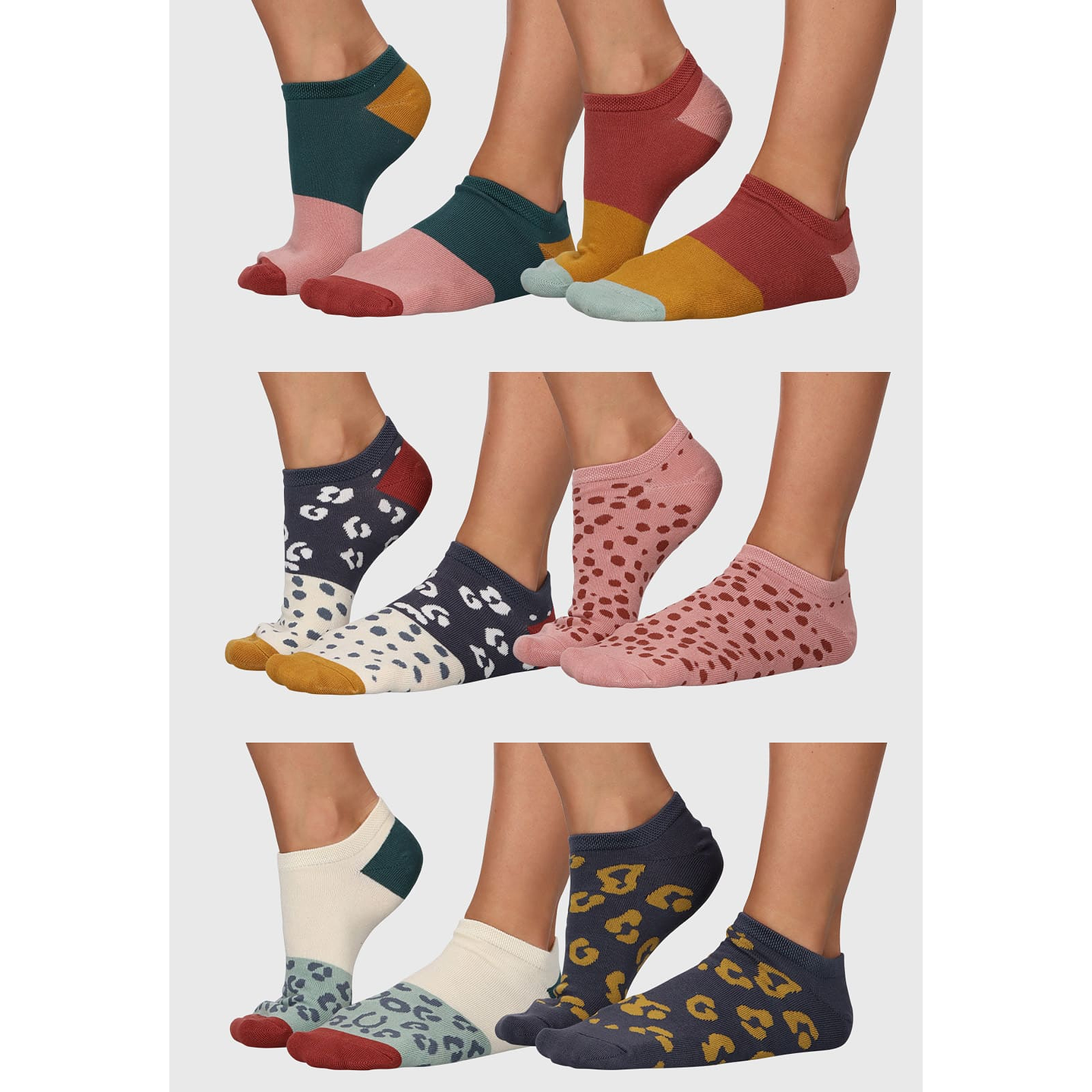 CALCETÍN TOBILLO BAMBÚ PACK6 22004 1