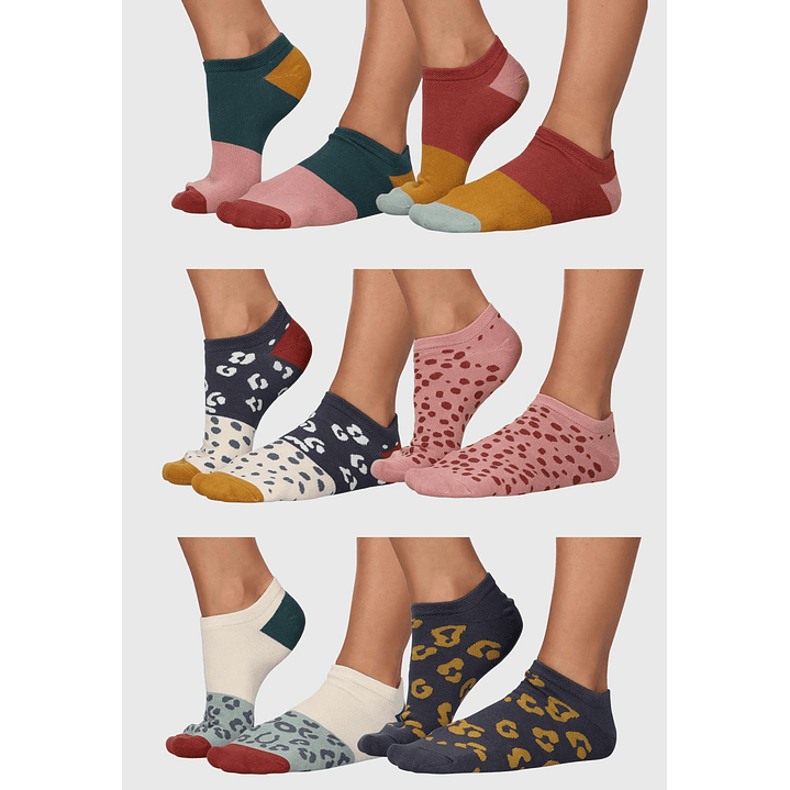 CALCETÍN TOBILLO BAMBÚ PACK6 22004 1