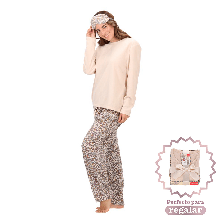 PIJAMA LARGO MICROPOLAR 30925 1