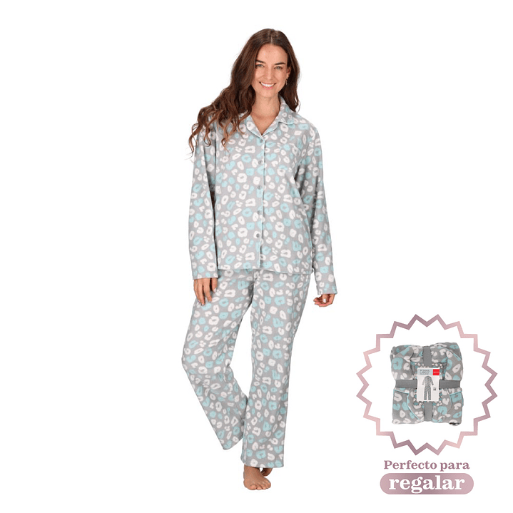 PIJAMA LARGO MICROPOLAR 30927 1