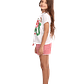 PIJAMA CORTO ALGODÓN NIÑA 30978 - Miniatura 3