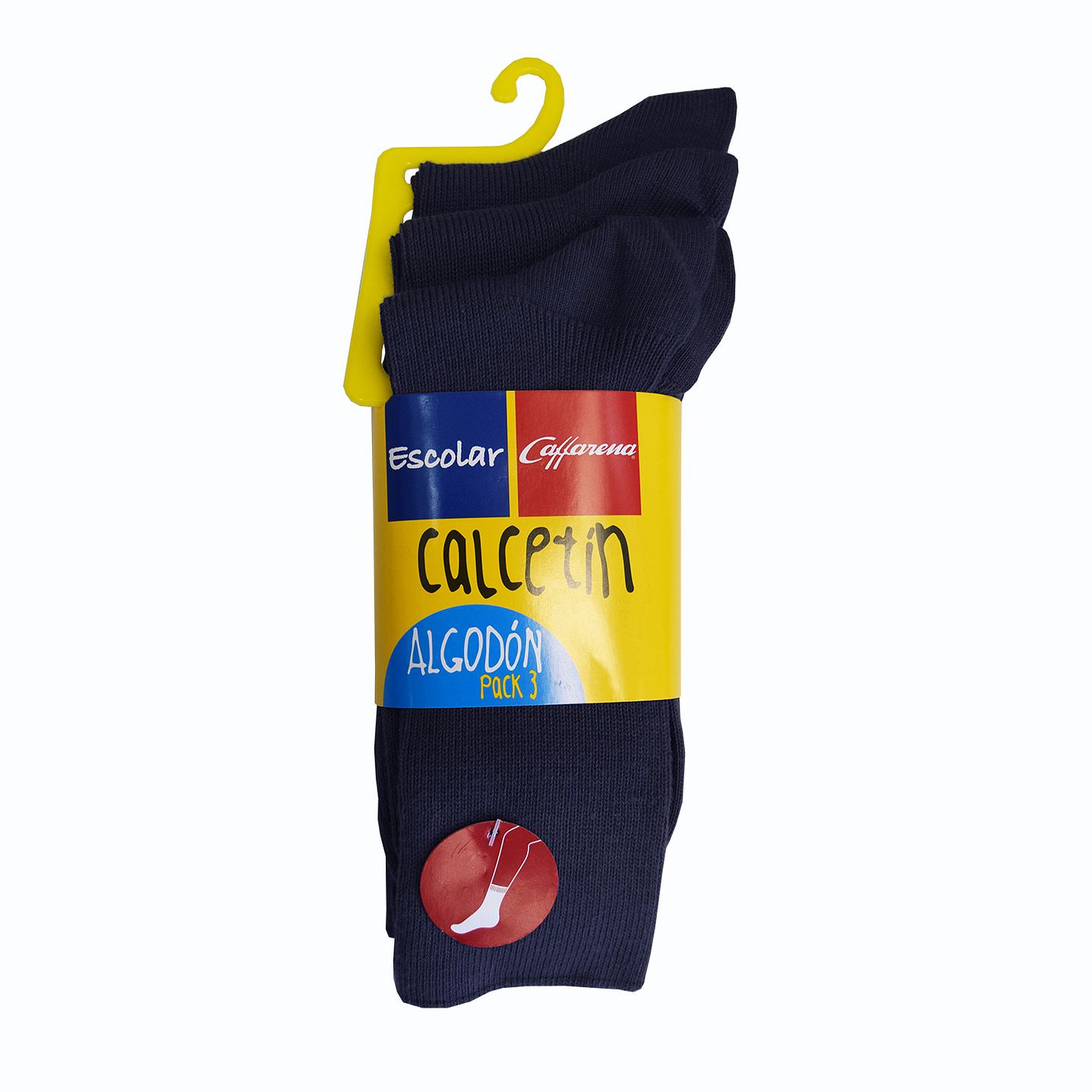 CALCETIN ALGODÓN PACK 3 ESCOLAR 2814 10