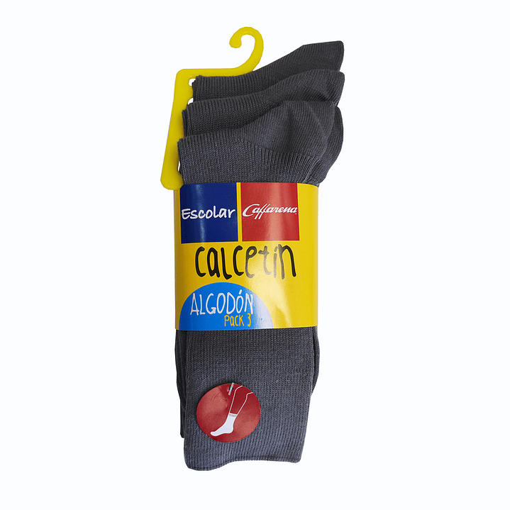 CALCETIN ALGODÓN PACK 3 ESCOLAR 2814 4