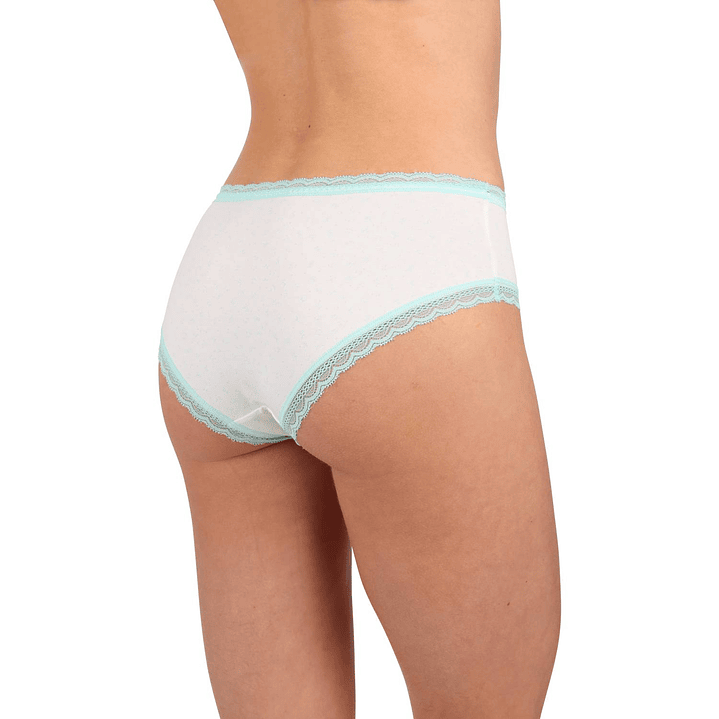 PANTALETA ALGODÓN ENCAJE PACK 3 51429 2