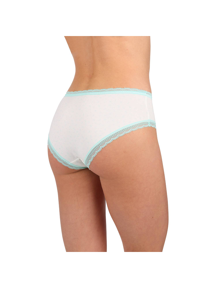 PANTALETA ALGODÓN ENCAJE PACK 3 51429 2