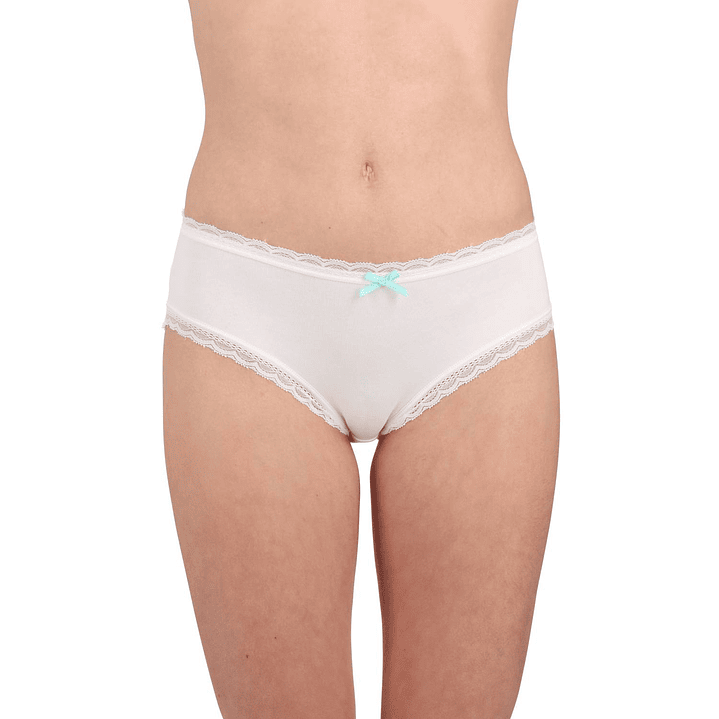 PANTALETA ALGODÓN ENCAJE PACK 3 51429 4