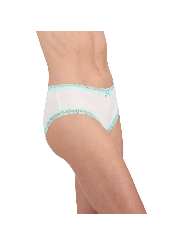 PANTALETA ALGODÓN ENCAJE PACK 3 51429 1