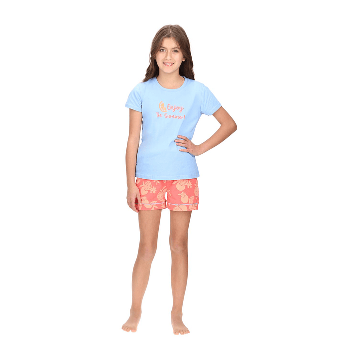 PIJAMA CORTO ALGODON JUVENIL 30965  1