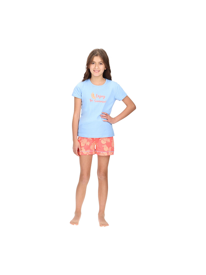 PIJAMA CORTO ALGODON JUVENIL 30965  1