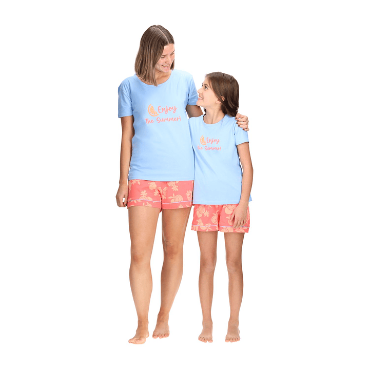 PIJAMA CORTO ALGODON JUVENIL 30965  4