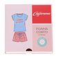 PIJAMA CORTO ALGODON JUVENIL 30965  - Miniatura 5