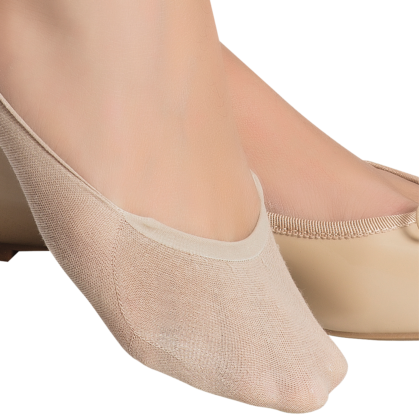 CALCETÍN INVISIBLE ALGODON BALLERINAS PACK 3 8