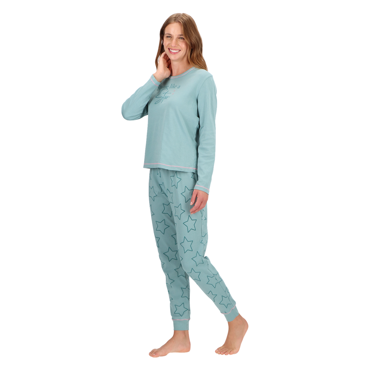 PIJAMA LARGO ALGODÓN 3