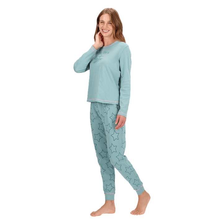 PIJAMA LARGO ALGODÓN 3