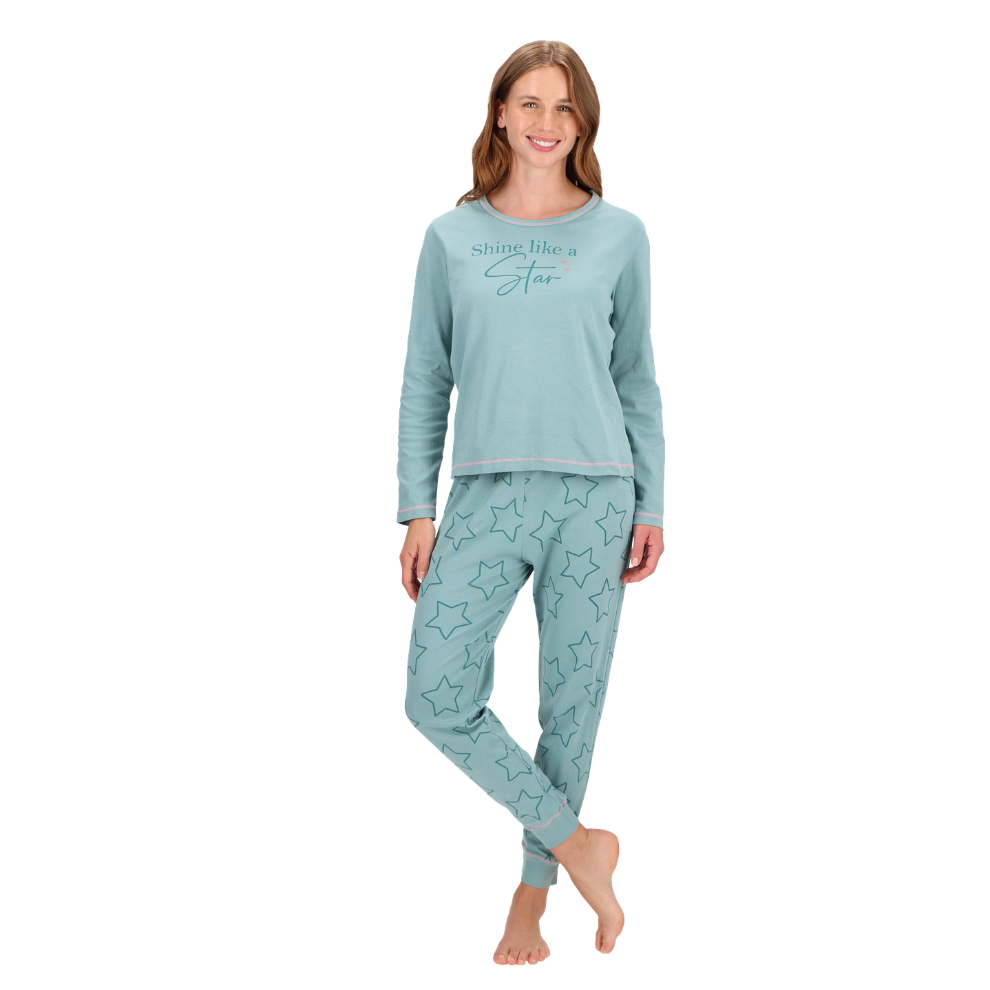 PIJAMA LARGO ALGODÓN 1