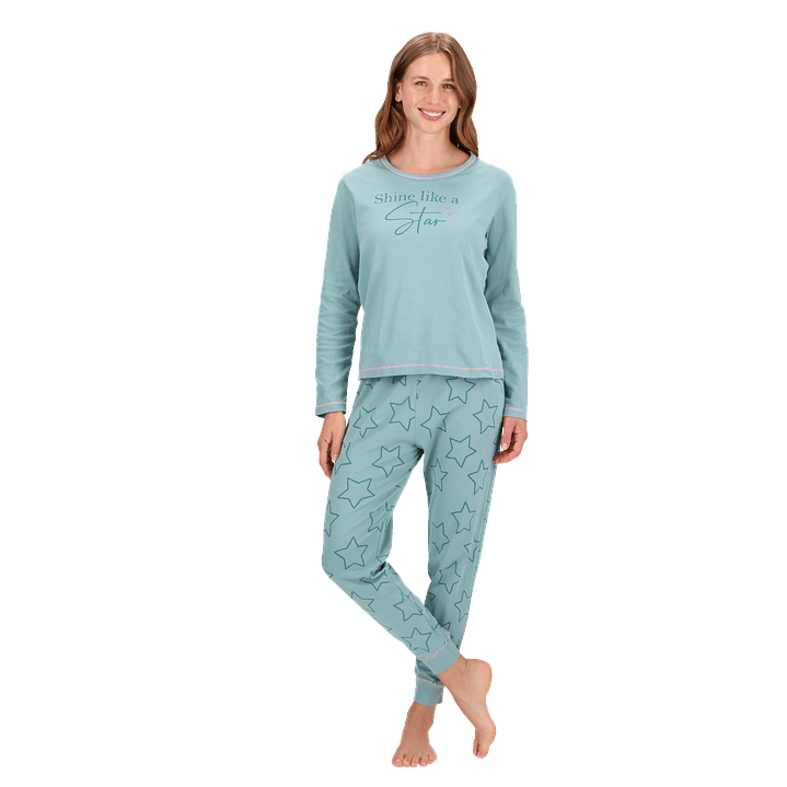 PIJAMA LARGO ALGODÓN 1