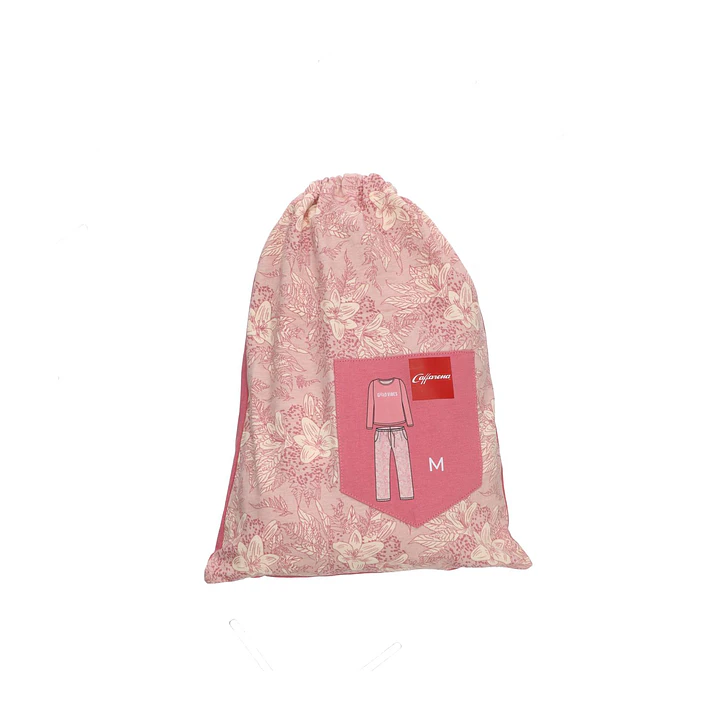 PIJAMA LARGO ALGODÓN FLOREADO 5