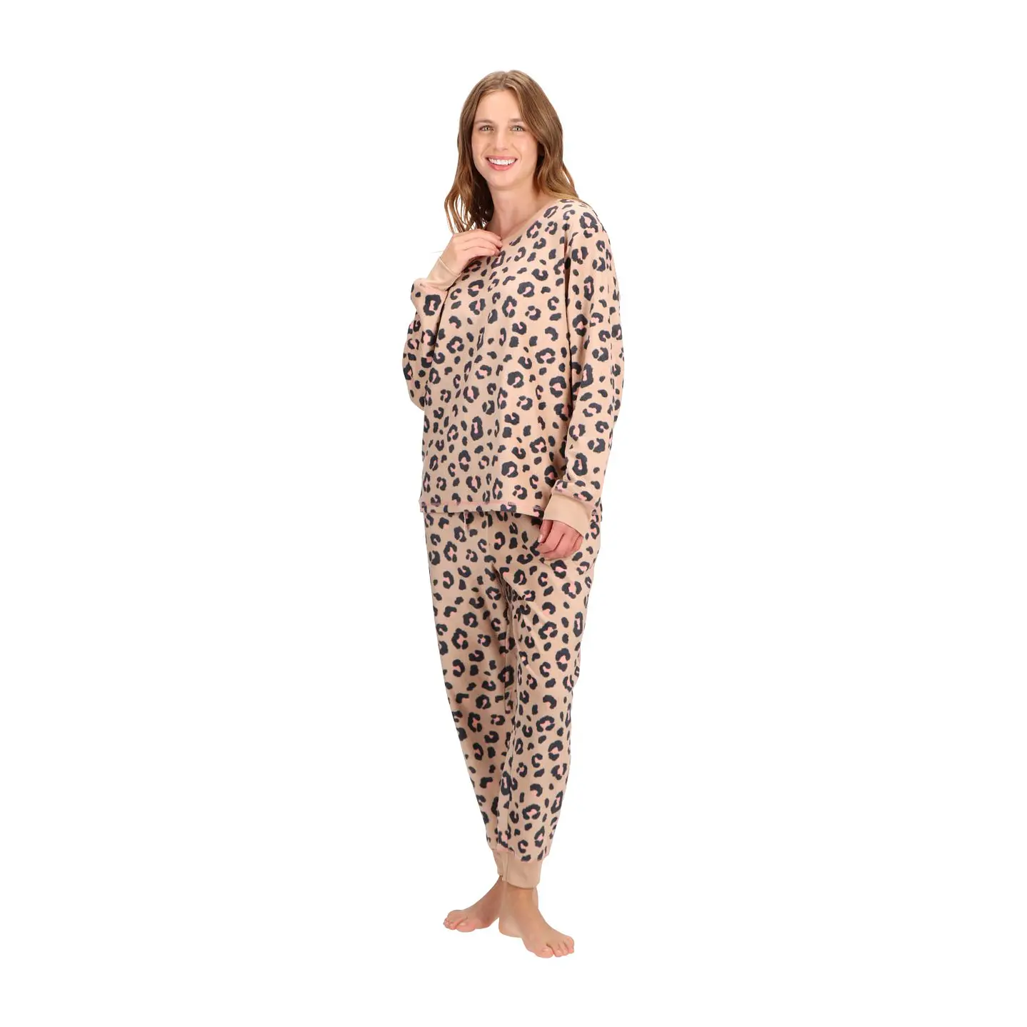 PIJAMA LARGO MICROPOLAR ANIMAL PRINT 3