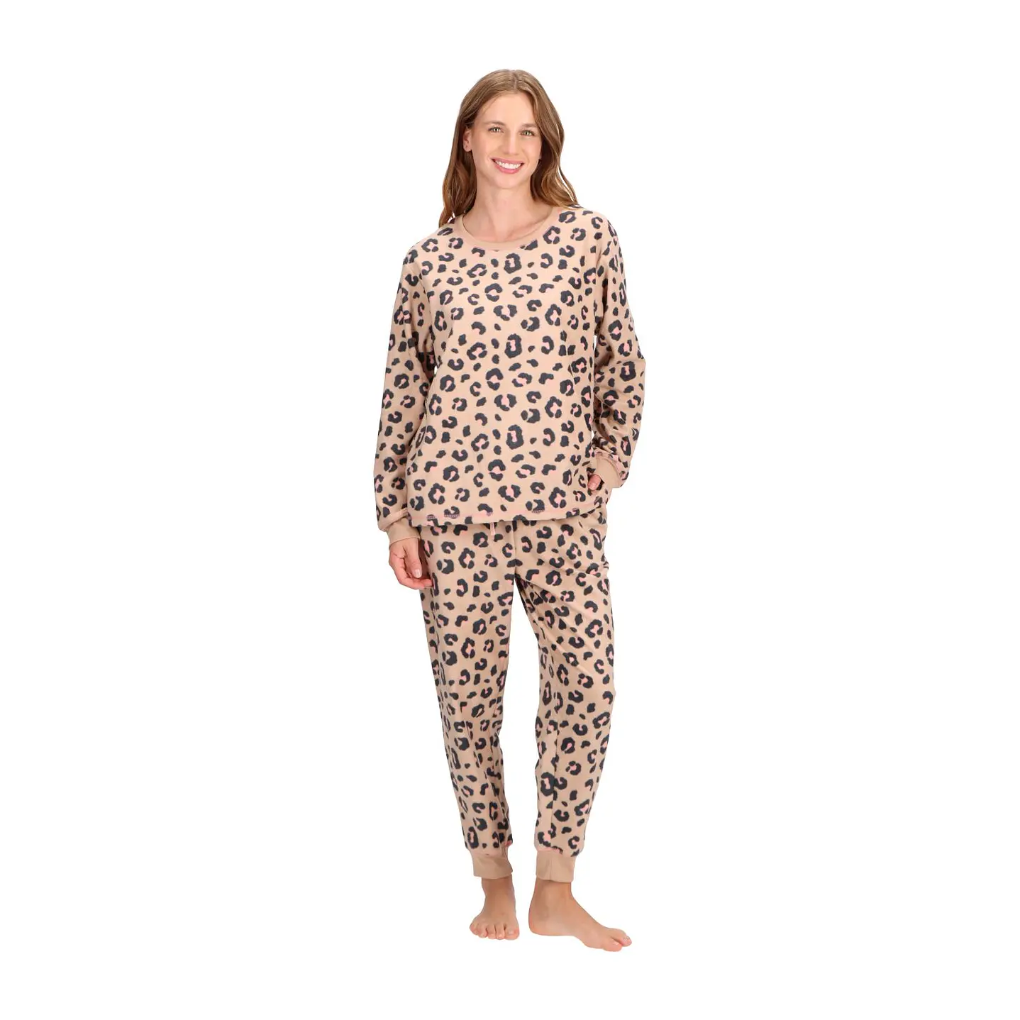 PIJAMA LARGO MICROPOLAR ANIMAL PRINT 1