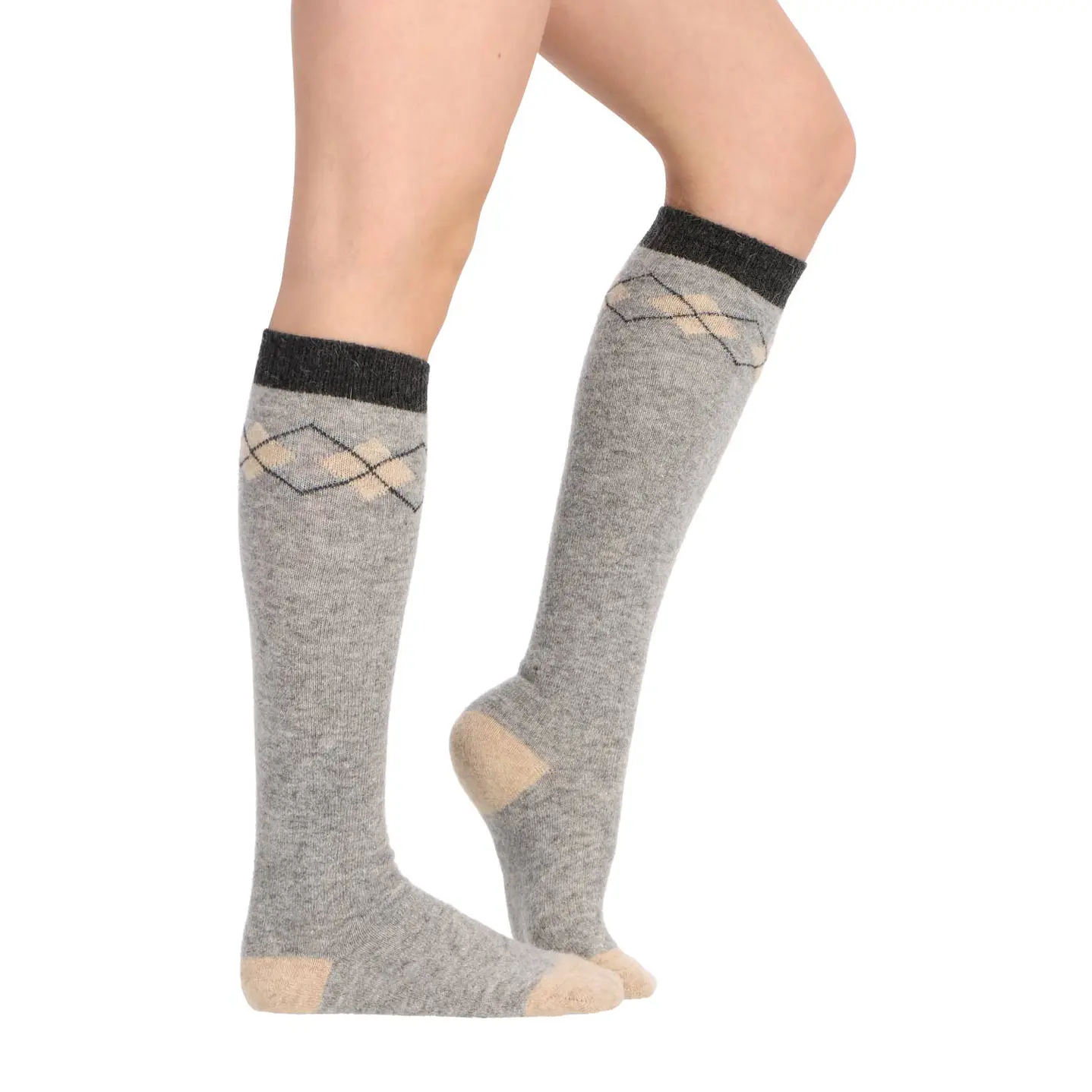 CALCETINES LARGO ANGORA PACK 2 3