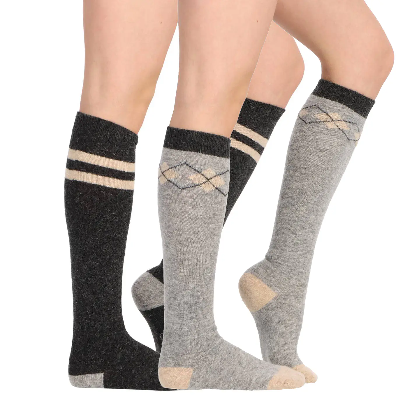 CALCETINES LARGO ANGORA PACK 2 1