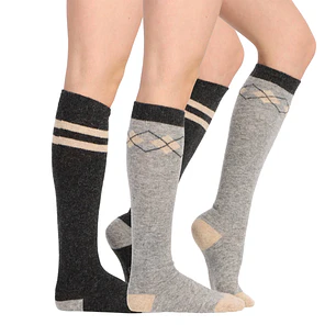 CALCETINES LARGO ANGORA PACK 2