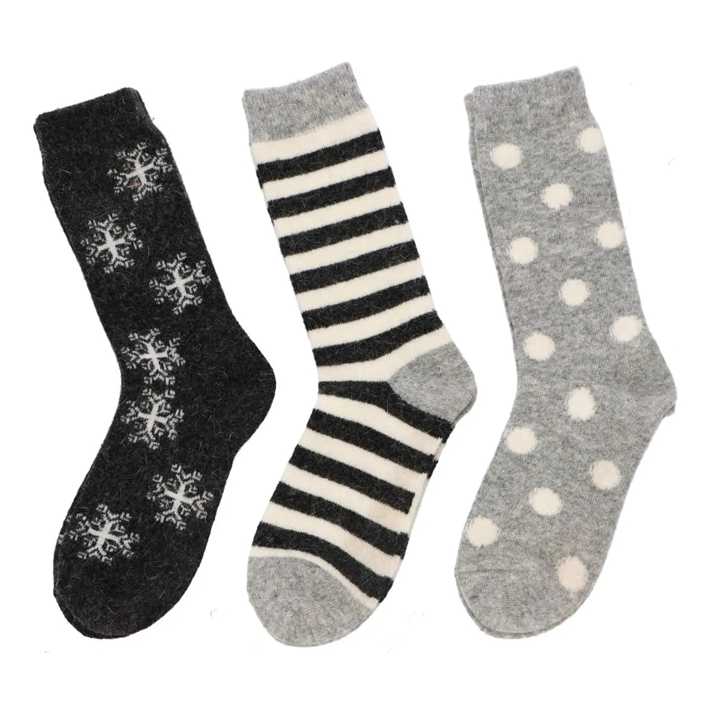 CALCETINES MEDIO ANGORA PACK 3 1