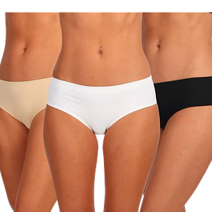 PANTALETA SIN COSTURAS PACK 3