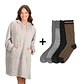 PONCHO TÉRMICO Y CALCETINES PACK DE 4 - Miniatura 1