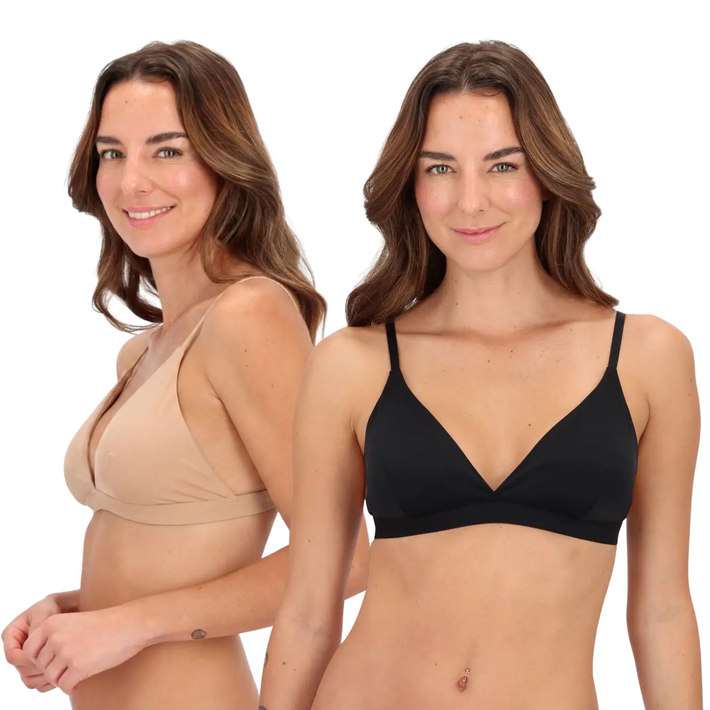 BRALETTE MICROFIBRA SIN COSTURAS PACK 2 1