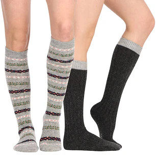 CALCETINES LARGO ANGORA PACK 2