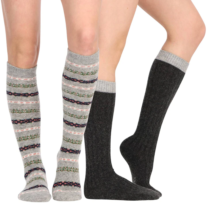 CALCETINES LARGO ANGORA PACK 2 1