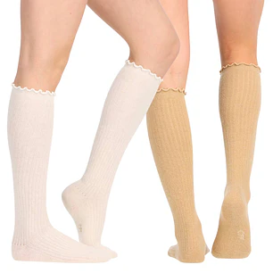 CALCETINES LARGO ANGORA PACK 2