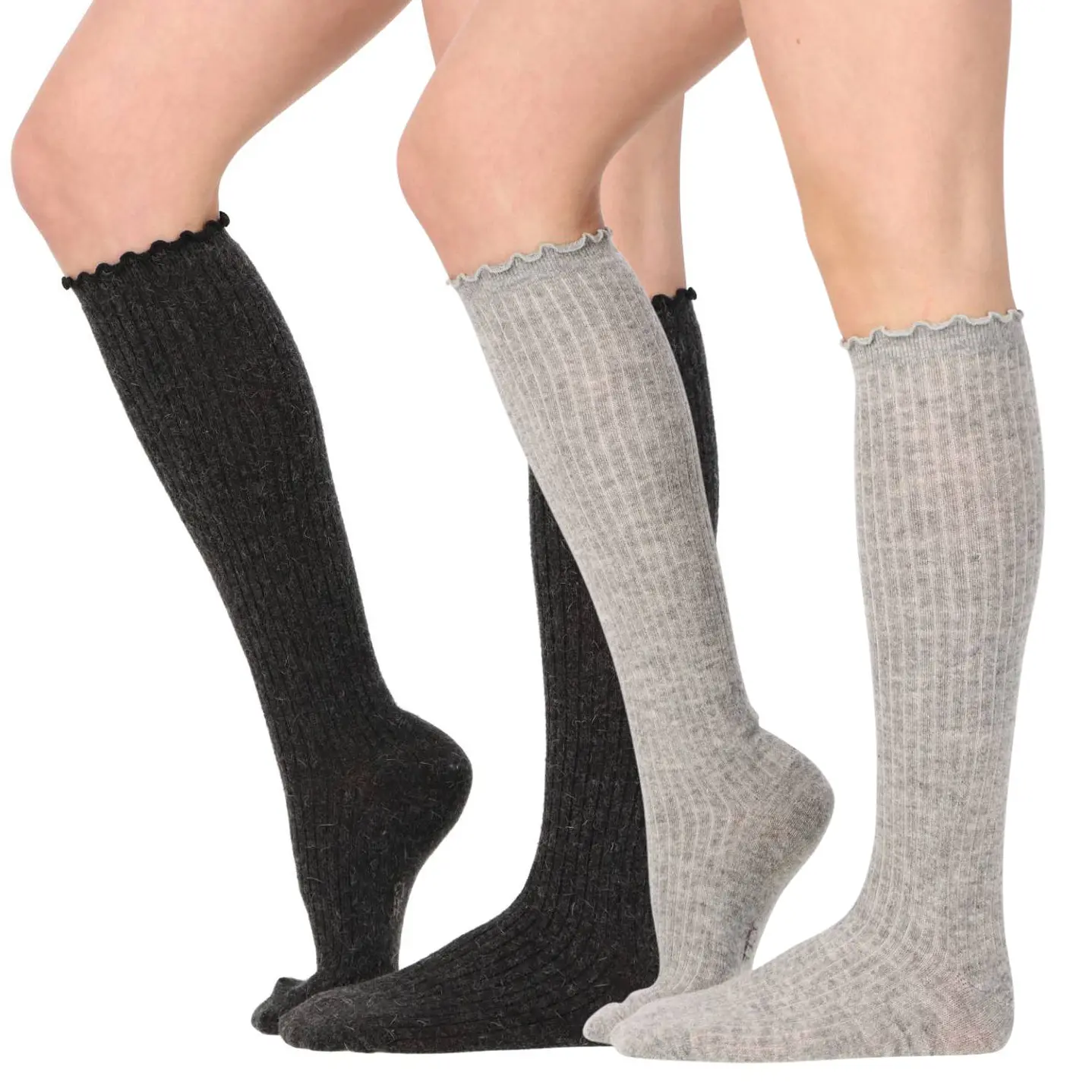 CALCETINES LARGO ANGORA PACK 2 5
