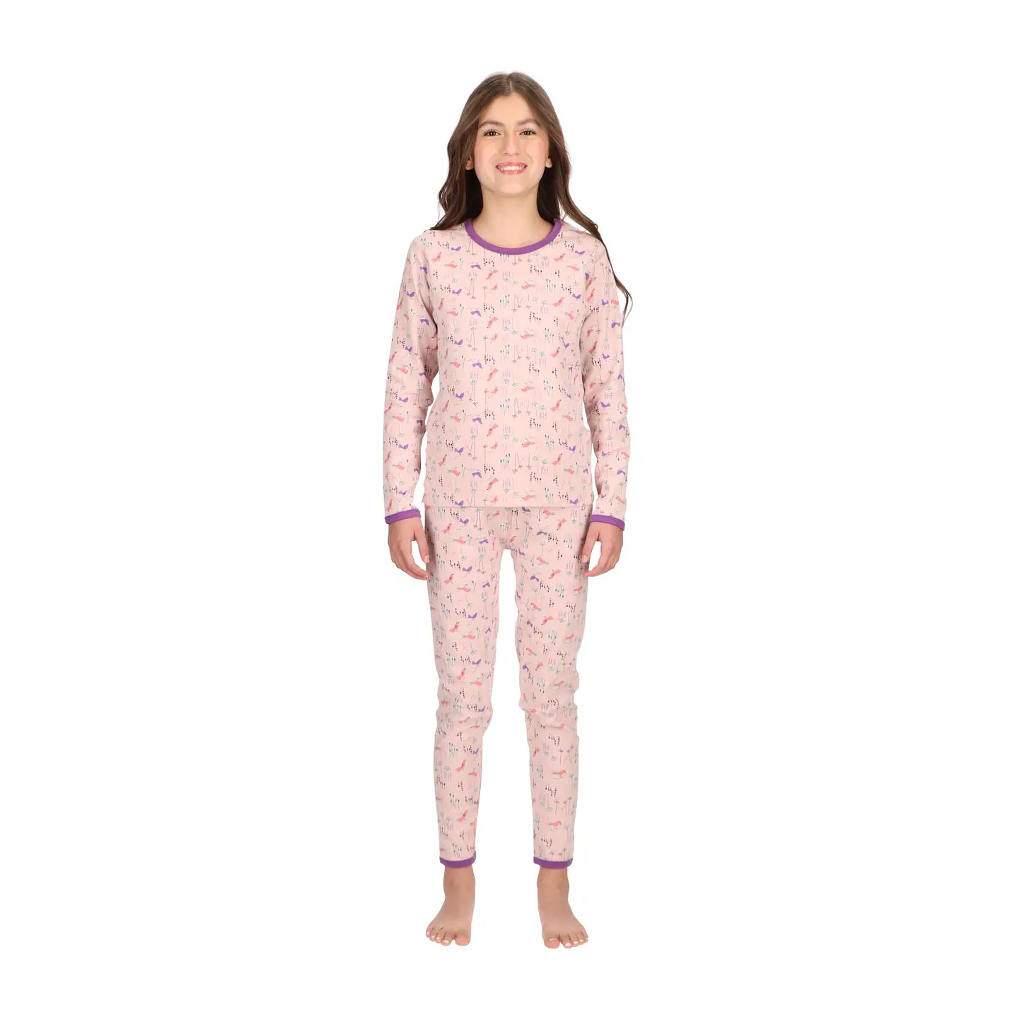PIJAMA ALGODÓN INFANTIL ACANALADO 1